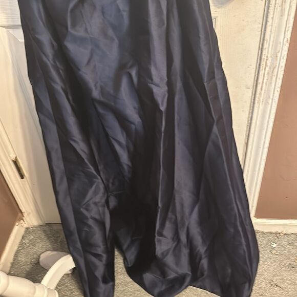 Alfred Sung OneShoulder Satin Twill Maxi Dress NWOT size 14 - Picture 3 of 8